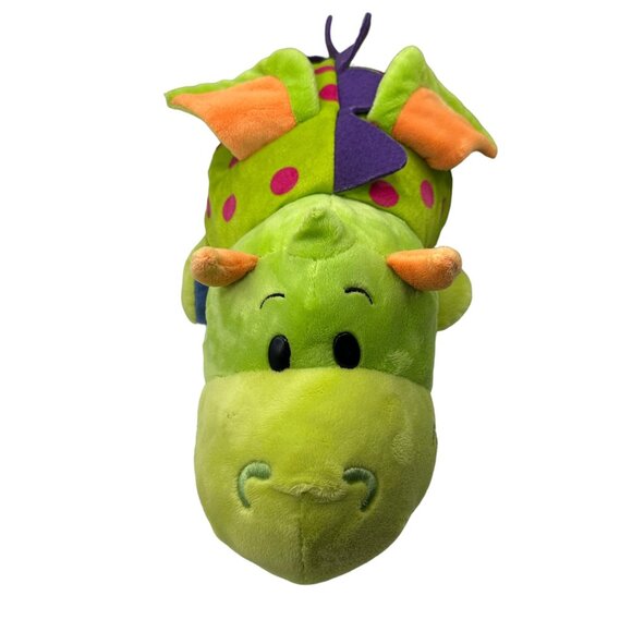 Flip A Zoo 2 in 1 Dragon Unicorn Plush Stuffed Animal Persephone Imogen Green Wh - Picture 2 of 16